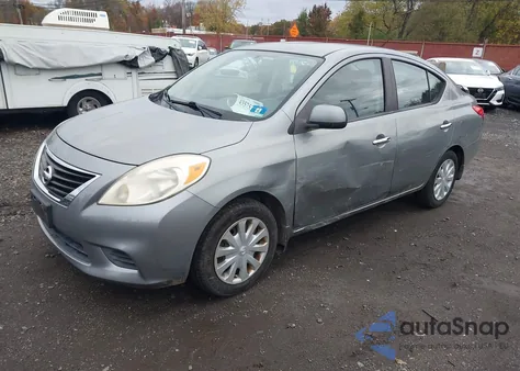 2012 Nissan Versa 1.6 Sv z USA, uszkodzony, nr VIN 3N1CN7AP1CL855593